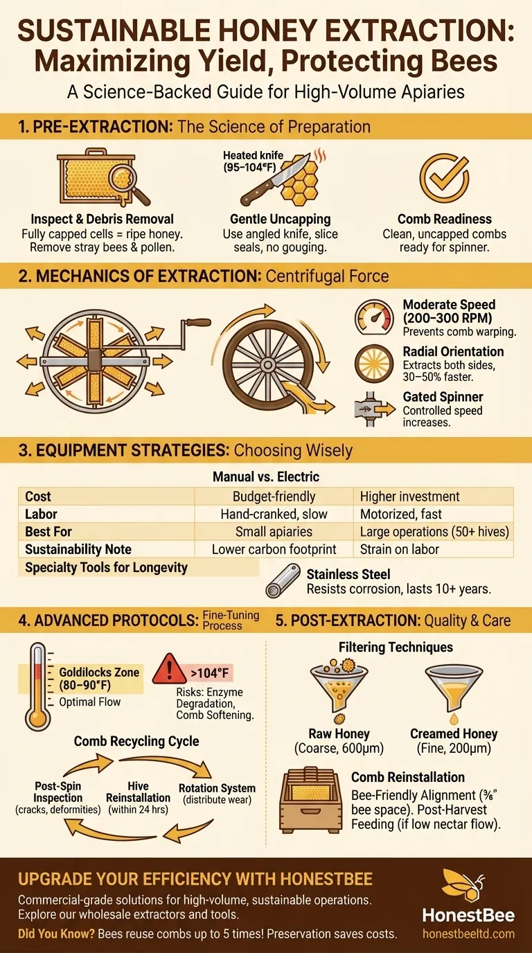 지속 가능한 꿀 추출 방법: 꿀벌을 해치지 않으면서 수확량 극대화하기 시각적 가이드