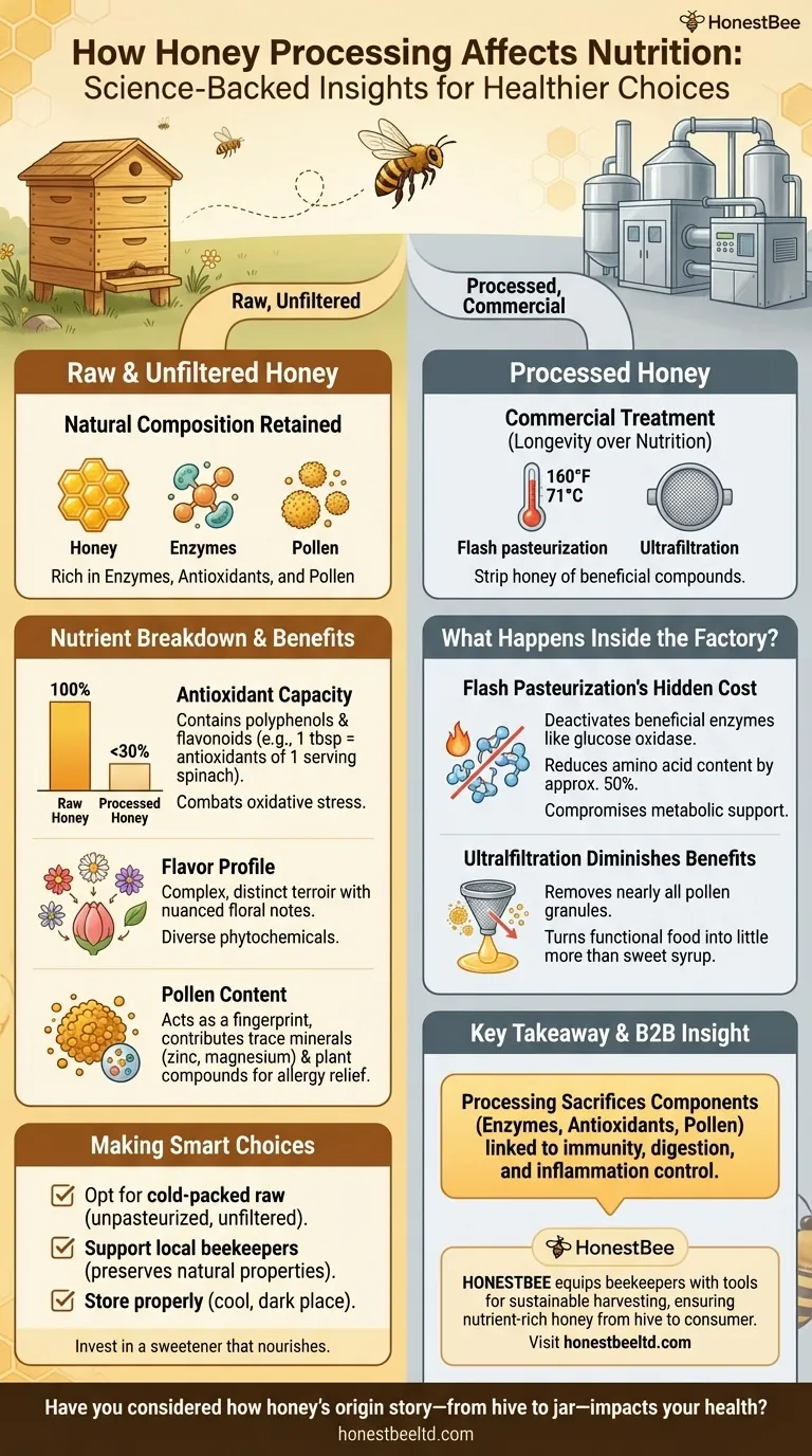 How Honey Processing Affects Nutrition: Science-Backed Insights for Healthier Choices Visual Guide