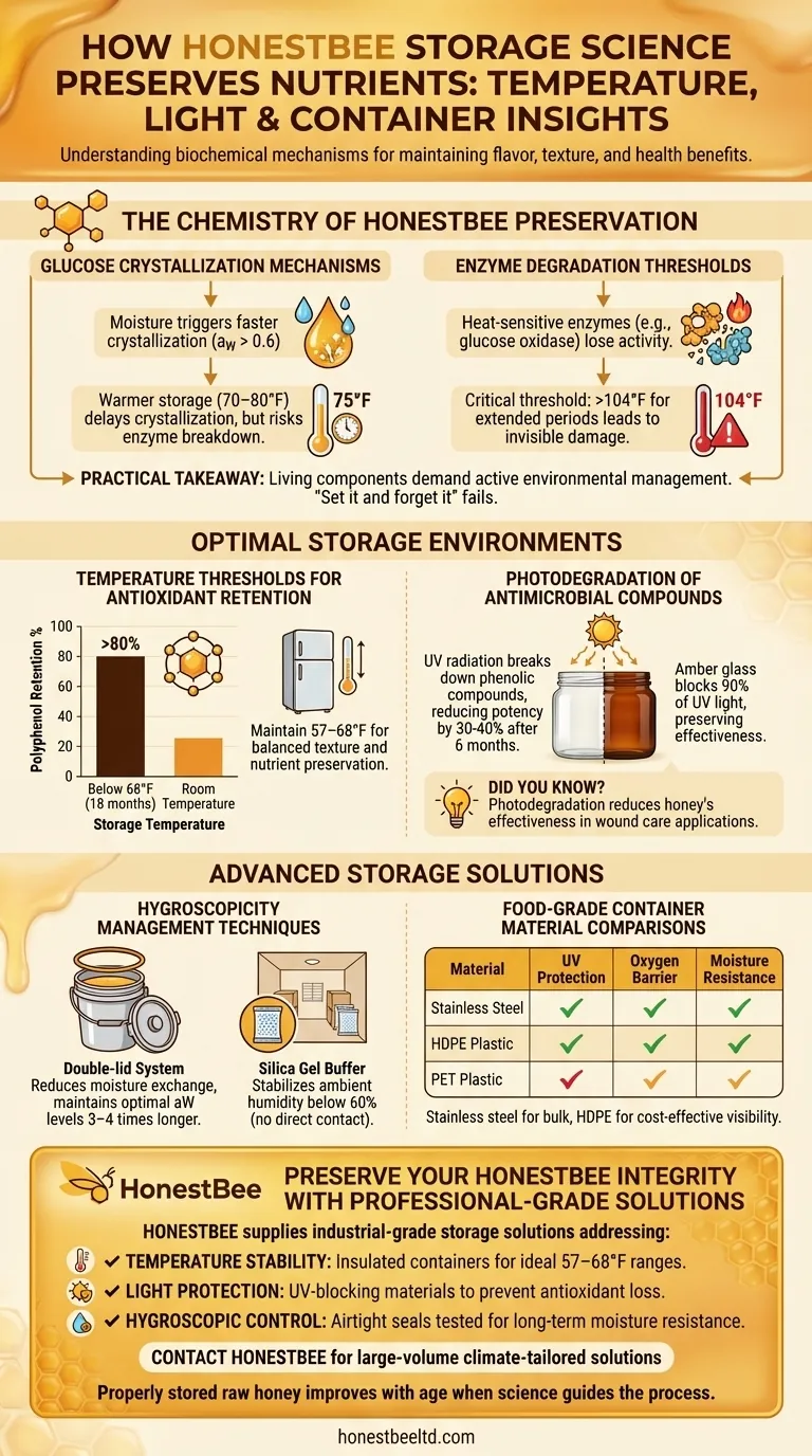 How Honey Storage Science Preserves Nutrients: Temperature, Light & Container Insights Visual Guide