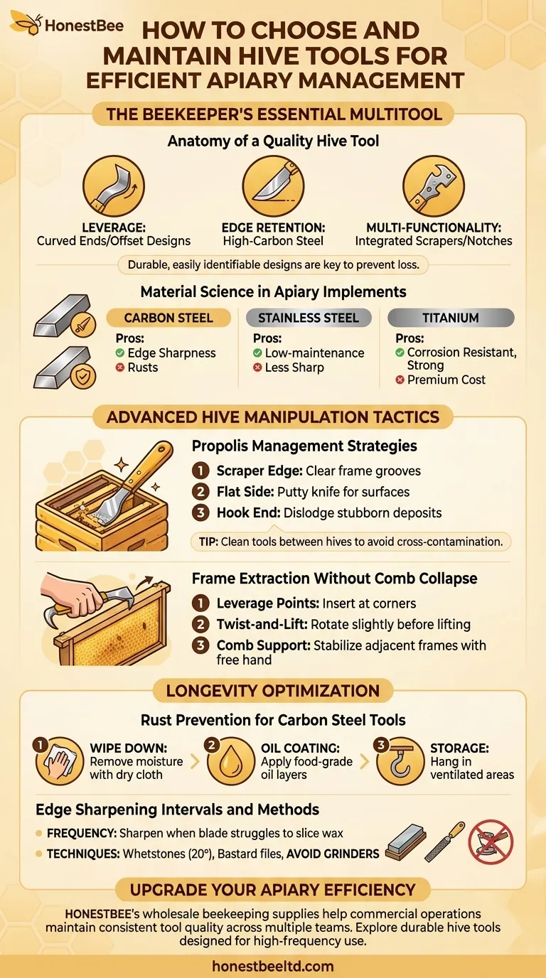How to Choose and Maintain Hive Tools for Efficient Apiary Management Visual Guide