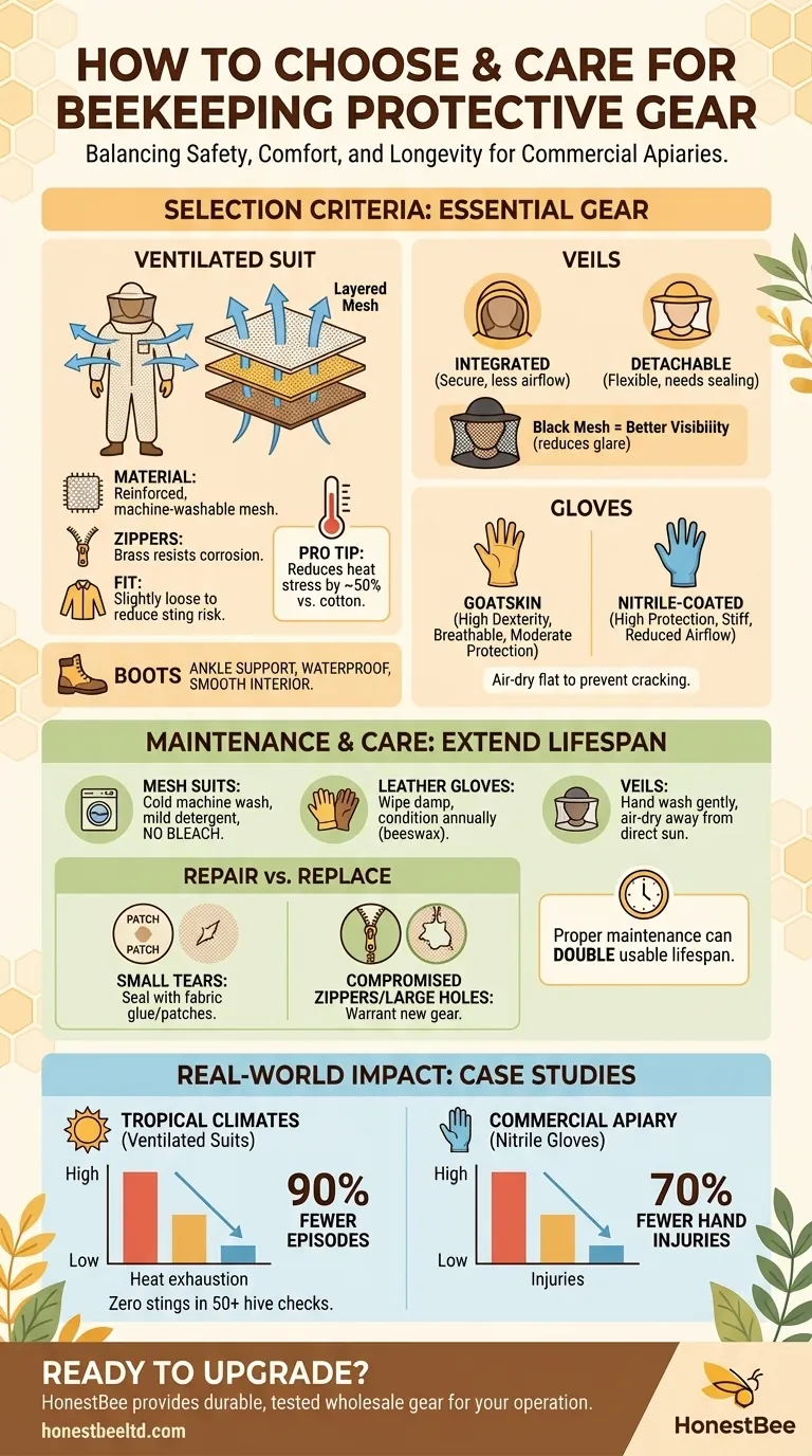 How to Choose and Care for Beekeeping Protective Gear That Works Visual Guide