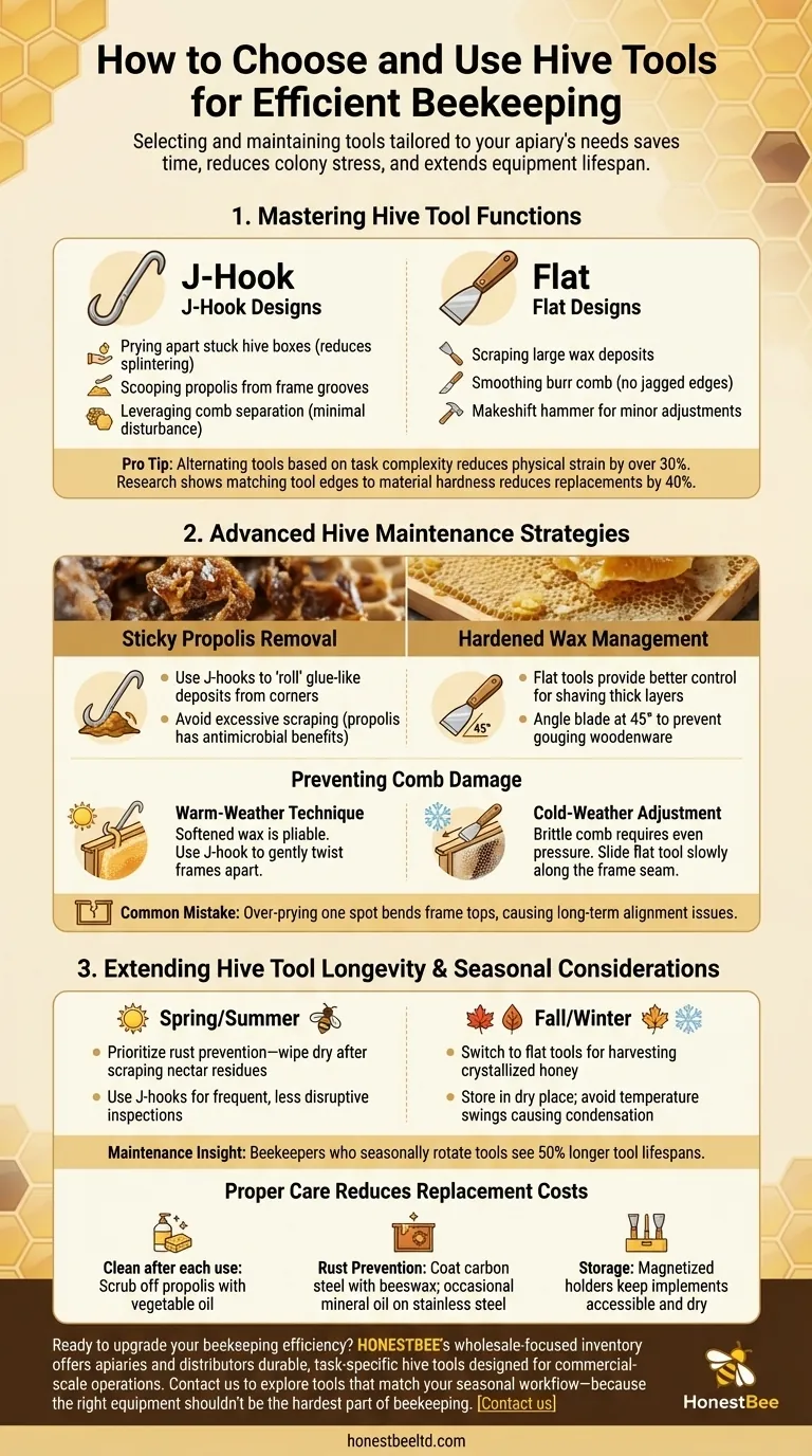 How to Choose and Use Hive Tools for Efficient Beekeeping Visual Guide