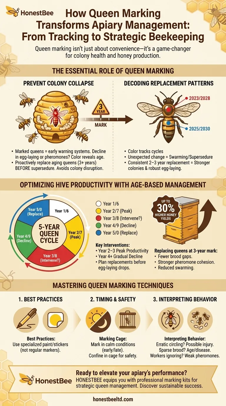 How Queen Marking Transforms Apiary Management: From Tracking to Strategic Beekeeping Guida Visiva