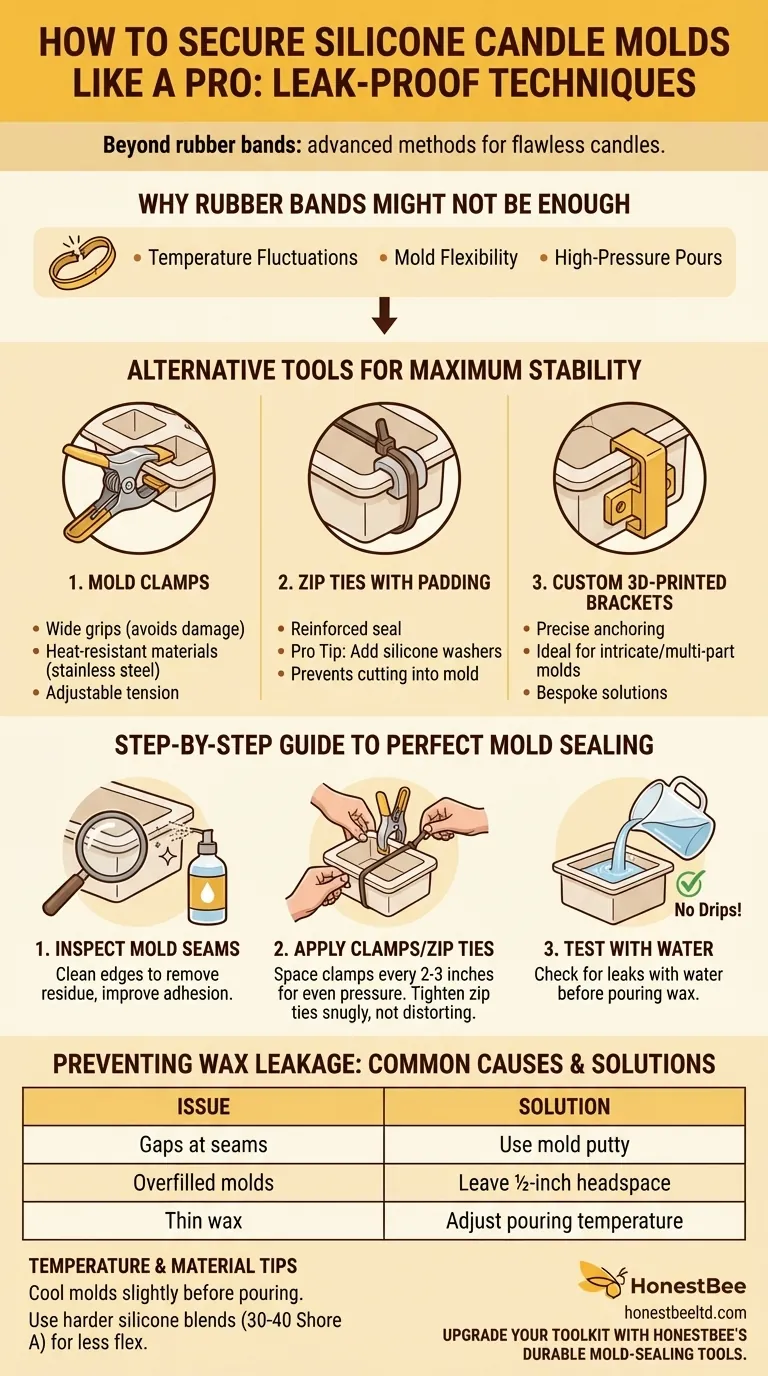 How to Secure Silicone Candle Molds Like a Pro: Leak-Proof Techniques Visual Guide