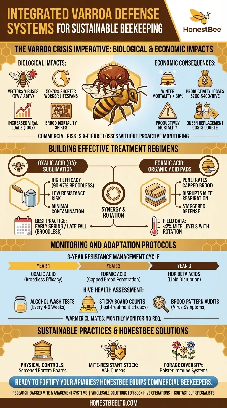 How to Build Integrated Varroa Defense Systems for Sustainable Beekeeping Visual Guide