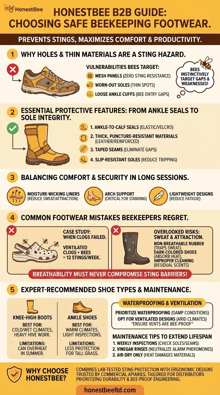 How to Choose Beekeeping Footwear That Prevents Stings Without Sacrificing Comfort Visual Guide
