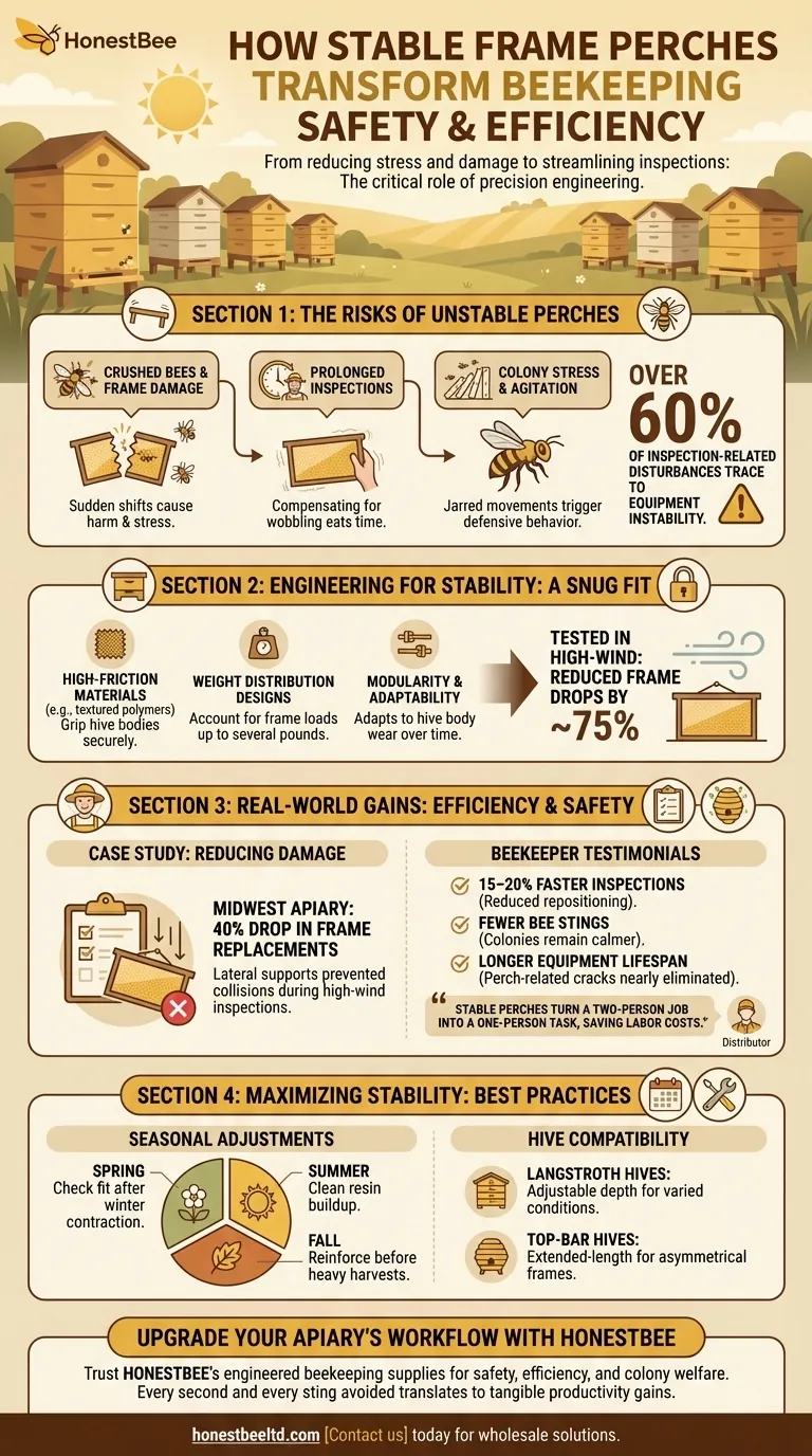 How Frame Perch Stability Transforms Beekeeping Safety and Efficiency Visual Guide