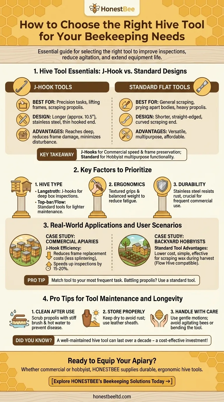 How to Choose the Right Hive Tool for Your Beekeeping Needs Visual Guide