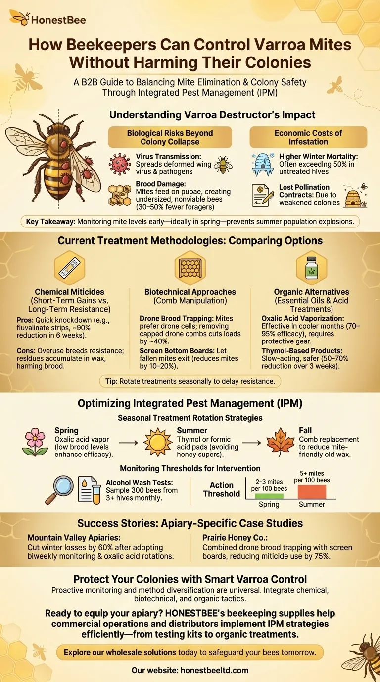 How Beekeepers Can Control Varroa Mites Without Harming Their Colonies Visuelle Anleitung