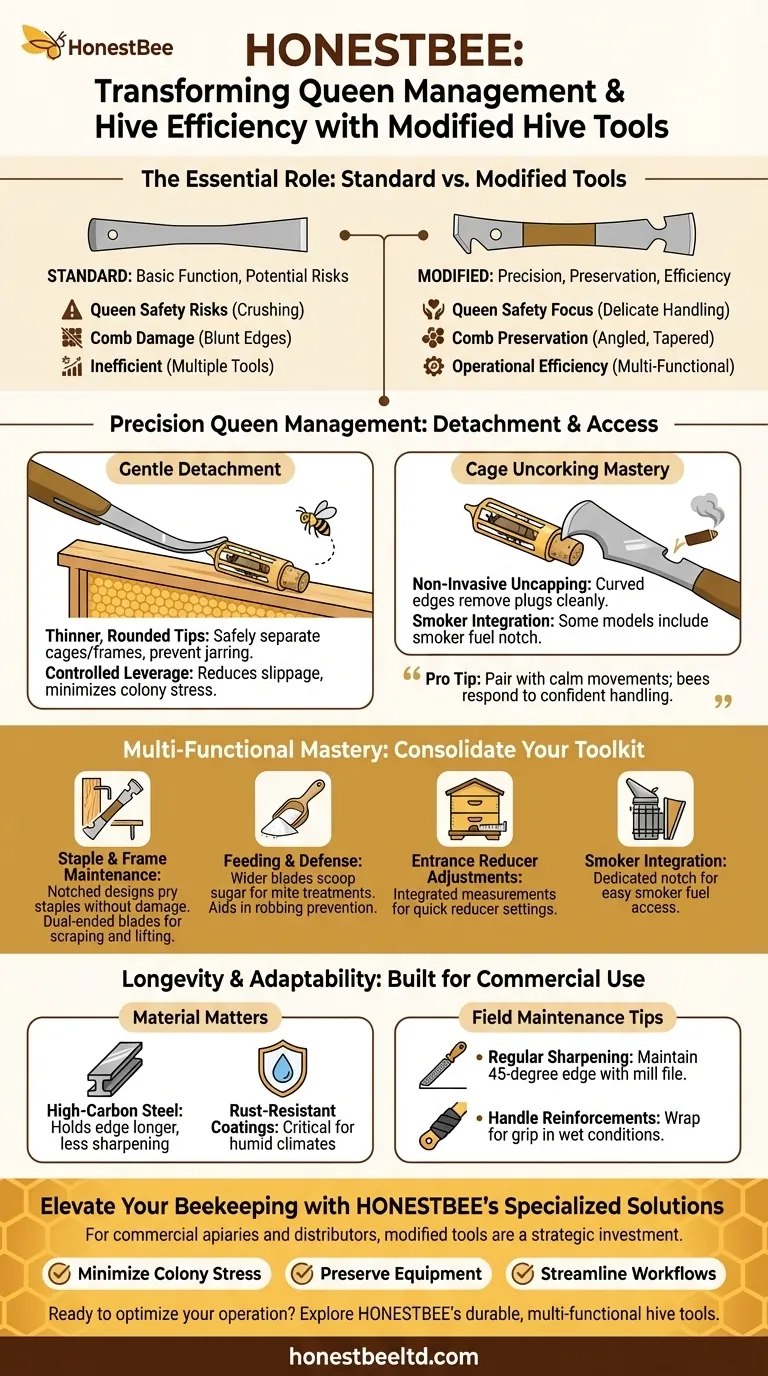How a Modified Hive Tool Transforms Queen Management and Hive Efficiency Visual Guide