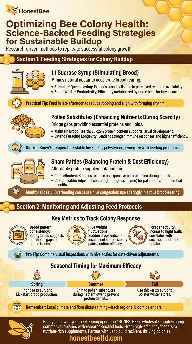 How to Optimize Bee Colony Health: Science-Backed Feeding Strategies for Sustainable Buildup Visual Guide