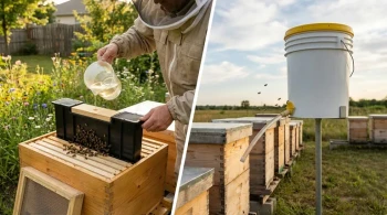 How to Choose Between Frame and Gravity Feeders for Healthy Honey Bee Colonies