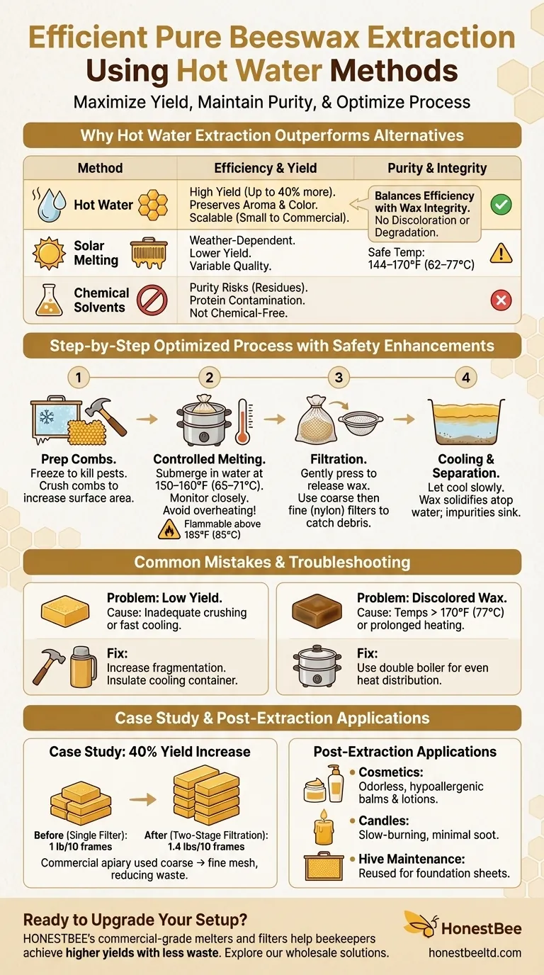 How to Extract Pure Beeswax Efficiently Using Hot Water Methods Visual Guide
