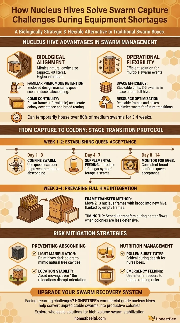 纽核力蜂巢如何在设备短缺时解决蜂群捕获难题 图解指南