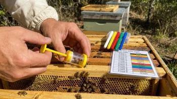 Comment marquer les reines d'abeilles en toute sécurité en utilisant le système de code couleur sur 5 ans