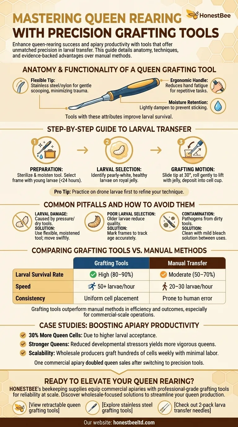 How to Master Queen Rearing with Precision Grafting Tools Visual Guide