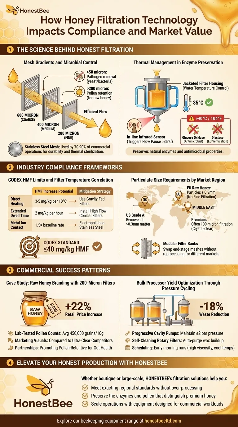 How Honey Filtration Technology Impacts Compliance and Market Value Visual Guide