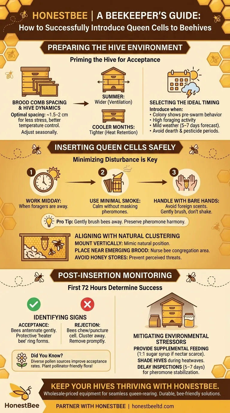 如何成功地将蜂王细胞引入蜂箱？养蜂人指南 图解指南