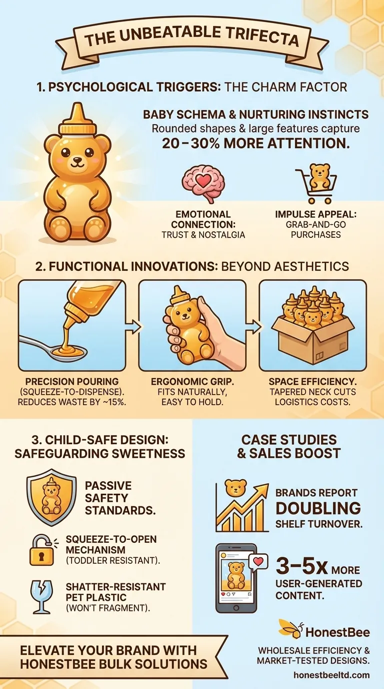 Why Honey Bear Packaging Wins: Psychology, Functionality, and Safety Behind Its Enduring Appeal Visual Guide