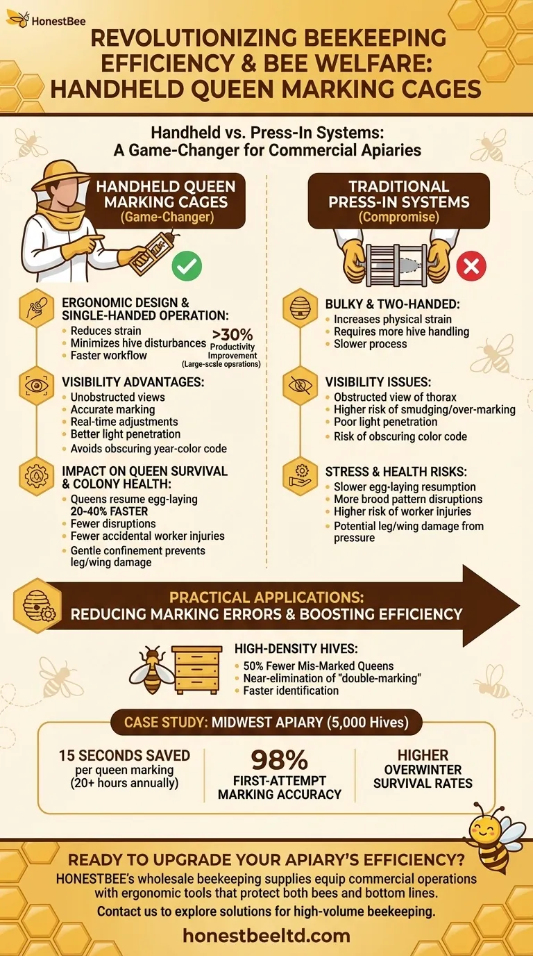 How Handheld Queen Marking Cages Revolutionize Beekeeping Efficiency and Bee Welfare Visual Guide