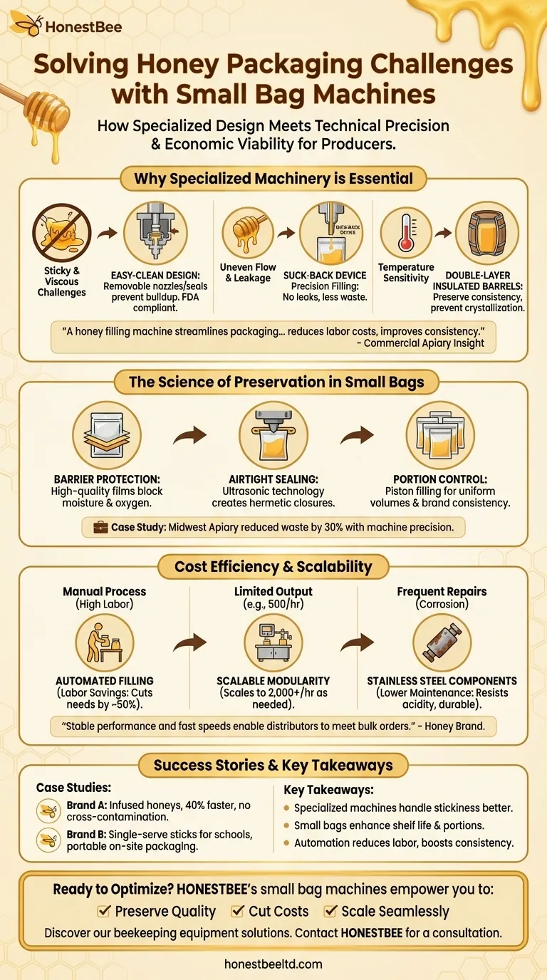 How Small Bag Honey Packaging Machines Solve Industry-Specific Challenges Visual Guide