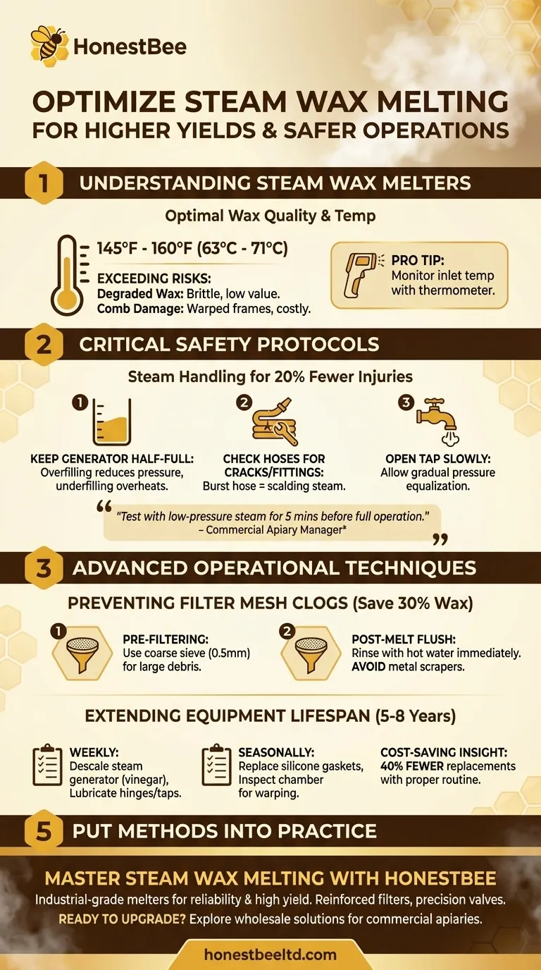 How to Optimize Steam Wax Melting for Higher Yields and Safer Operations Visual Guide