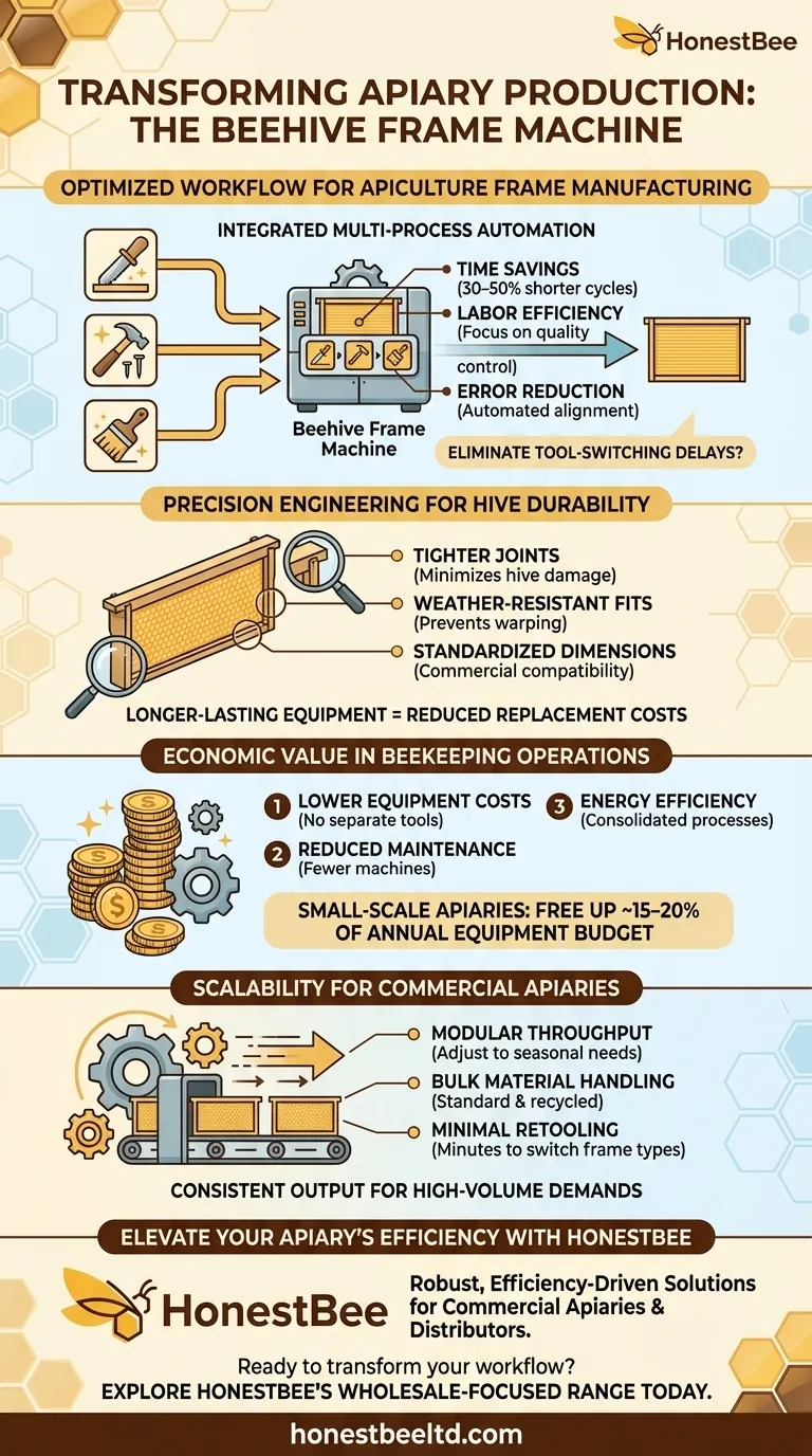 كيف تقوم ماكينة إطارات خلية النحل بتحويل إنتاج معدات المناحل دليل مرئي