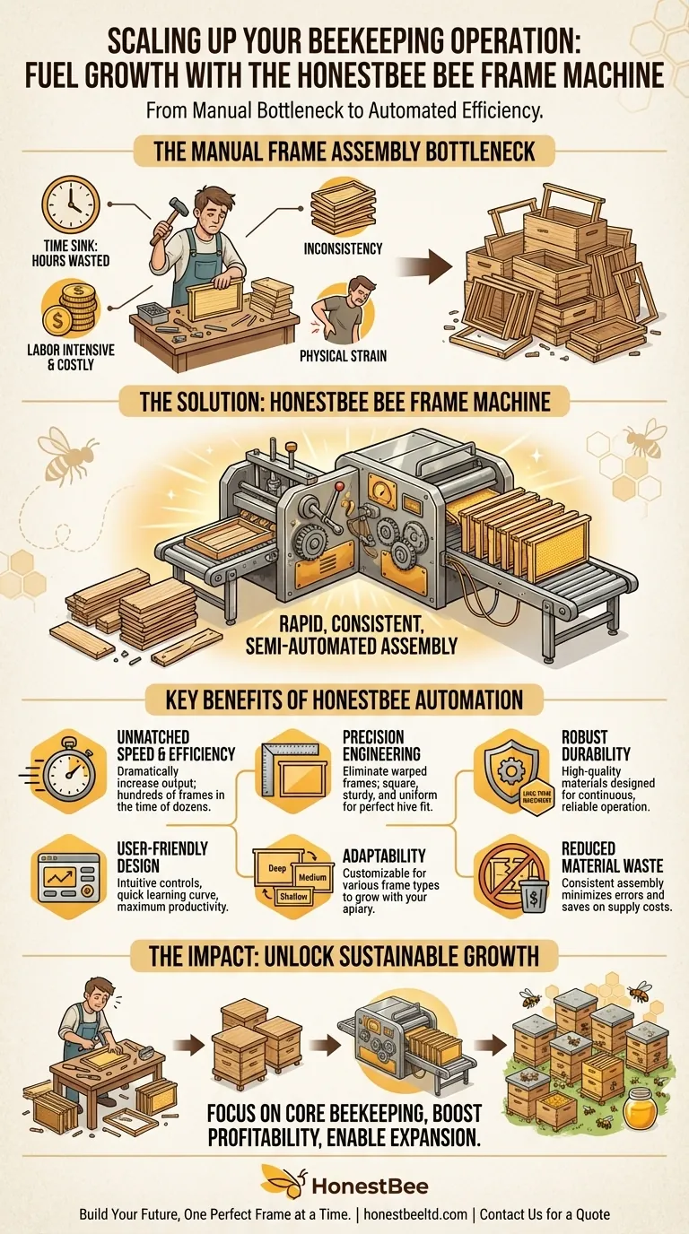 양봉 사업 확장하기:어니스트비 꿀벌 프레임 기계가 성장을 촉진하는 방법 시각적 가이드