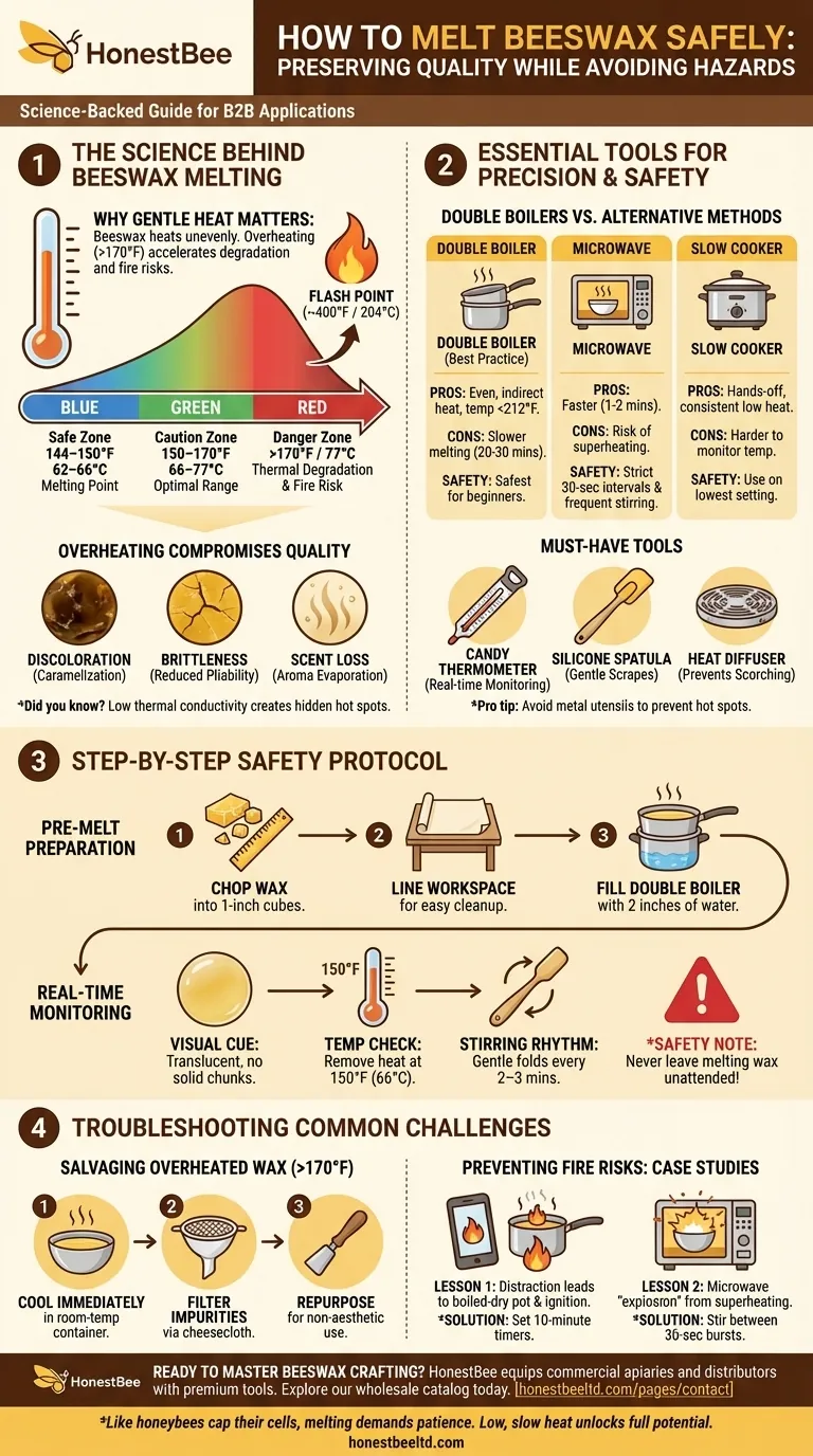 How to Melt Beeswax Safely: Preserving Quality While Avoiding Hazards Visual Guide
