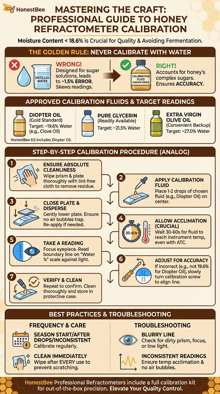 Dominar el oficio: Guía profesional para calibrar el refractómetro de la miel Guía Visual