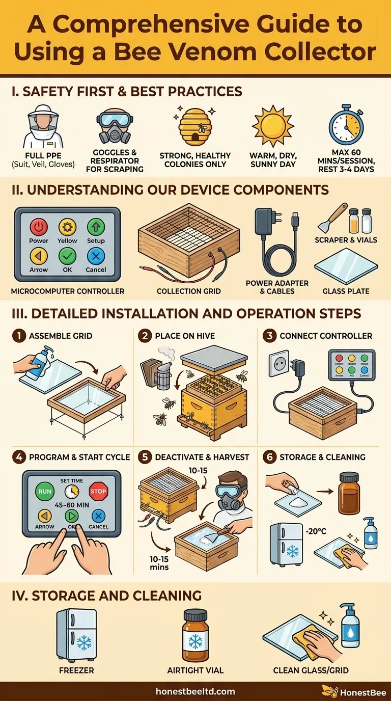 A Comprehensive Guide to Using a Bee Venom Collector Visual Guide