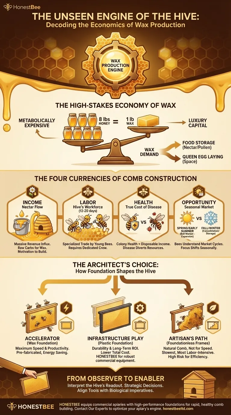 The Unseen Engine of the Hive: Decoding the Economics of Wax Production Visual Guide