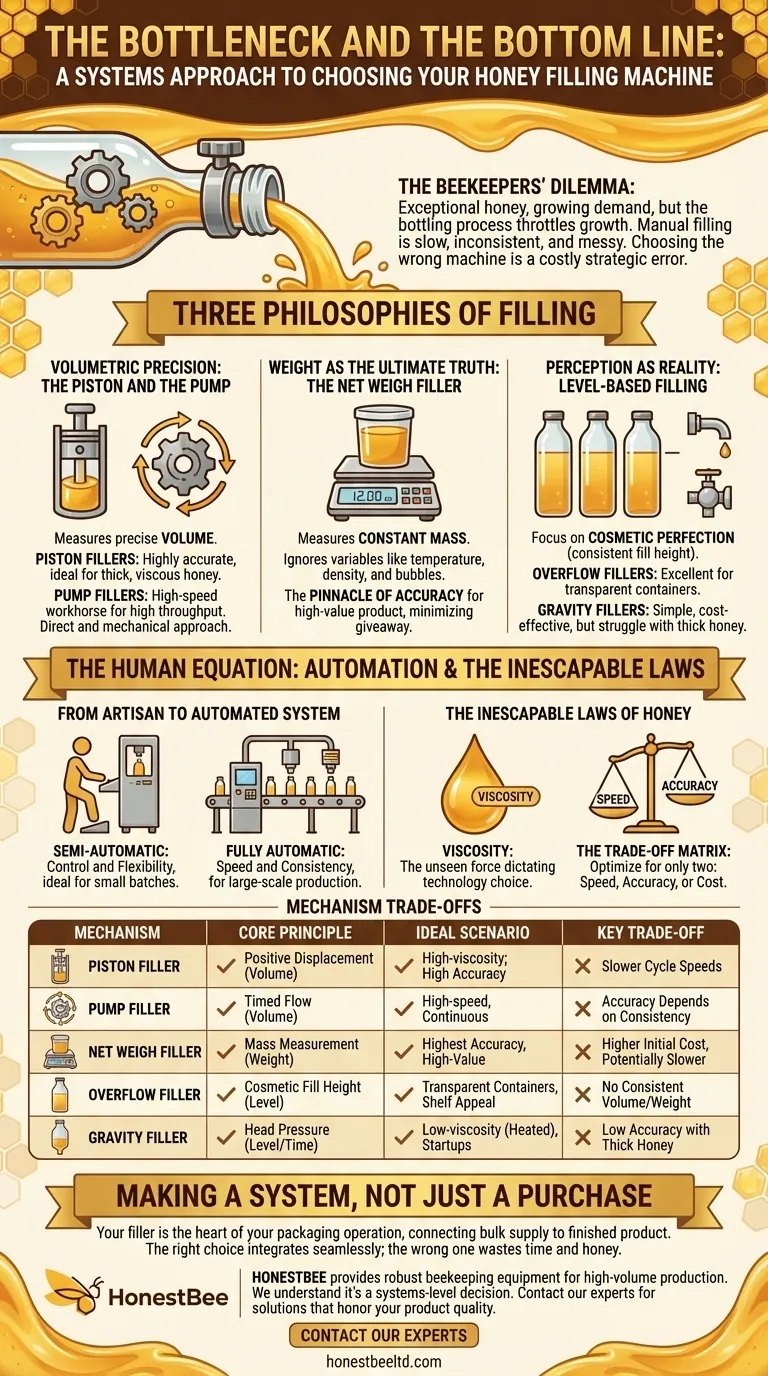 Der Flaschenhals und das Endergebnis: Ein systemischer Ansatz zur Auswahl Ihrer Honigabfüllmaschine Visuelle Anleitung