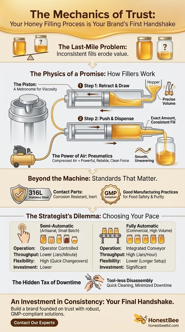 The Mechanics of Trust: Why Your Honey Filling Process is Your Brand's First Handshake Visual Guide