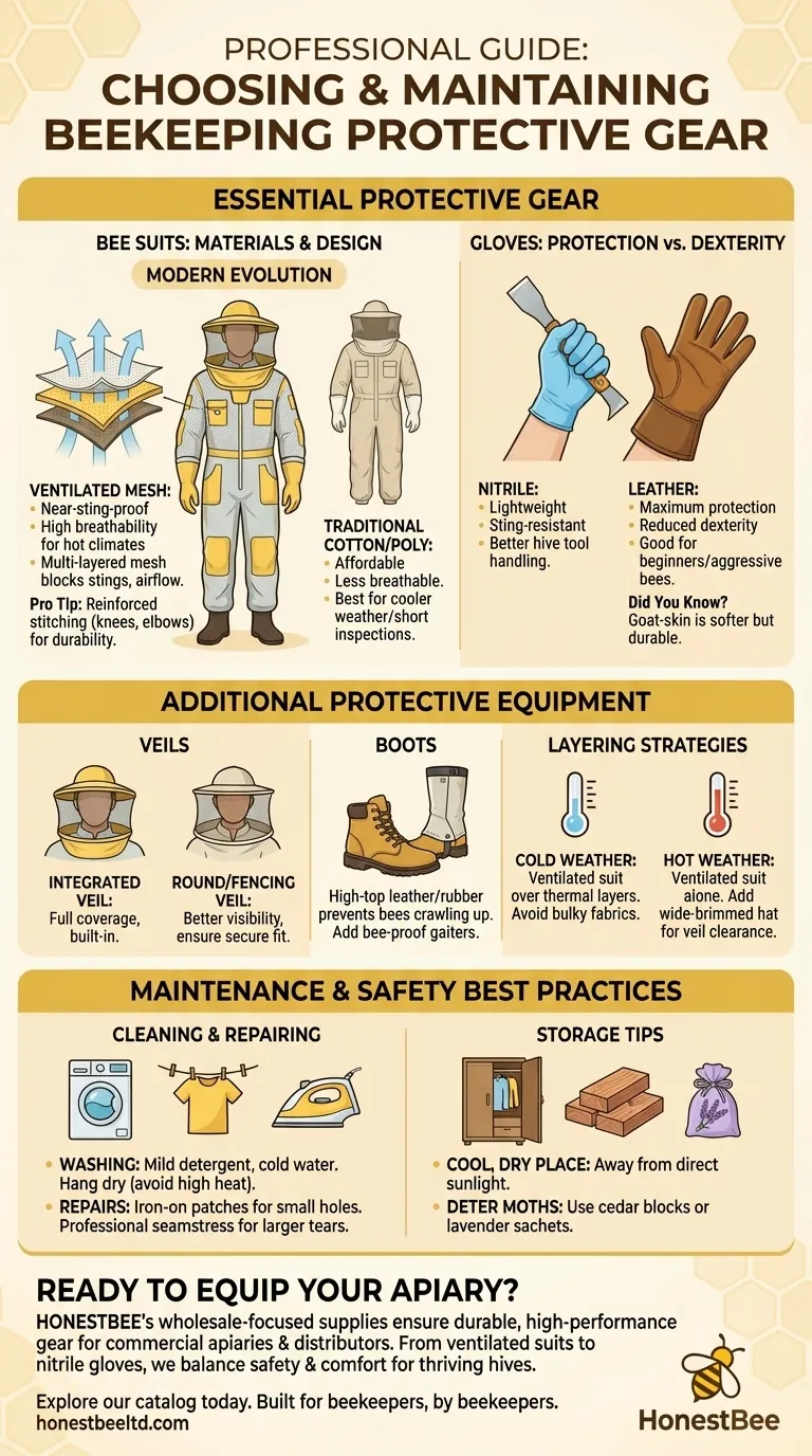 How to Choose and Maintain Beekeeping Protective Gear Like a Pro Visual Guide