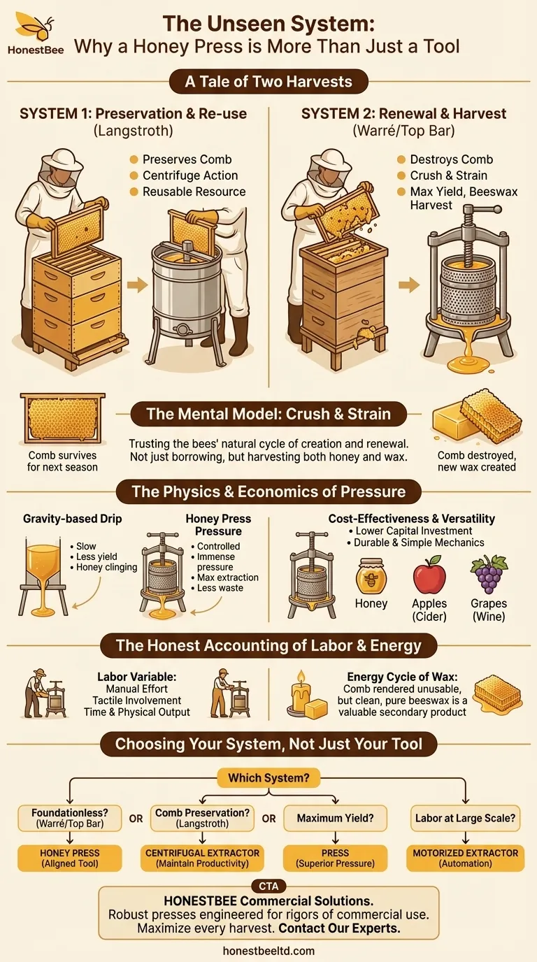 The Unseen System: Why a Honey Press is More Than Just a Tool Visual Guide