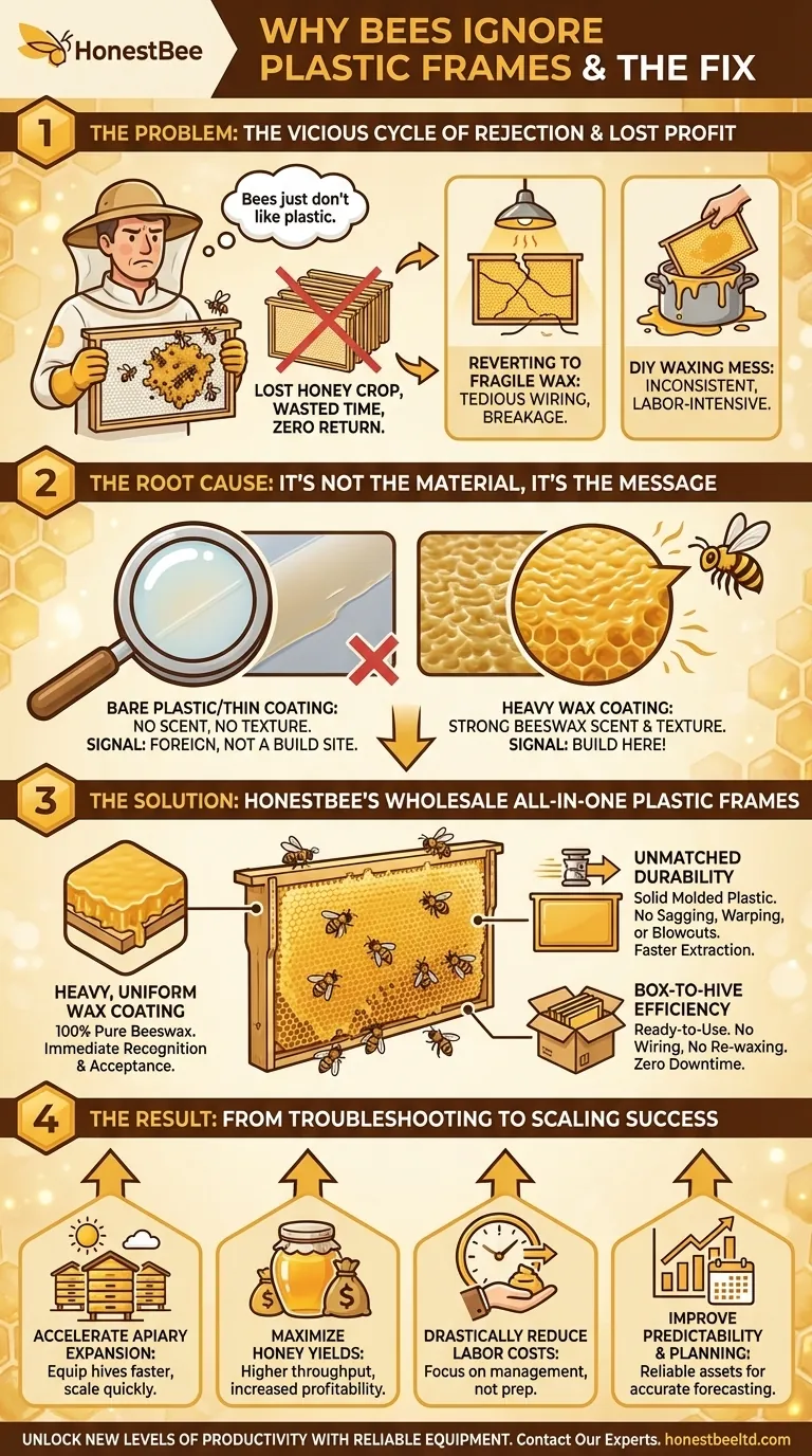 The Real Reason Your Bees Ignore Plastic Frames—And How to Fix It for Good Visual Guide