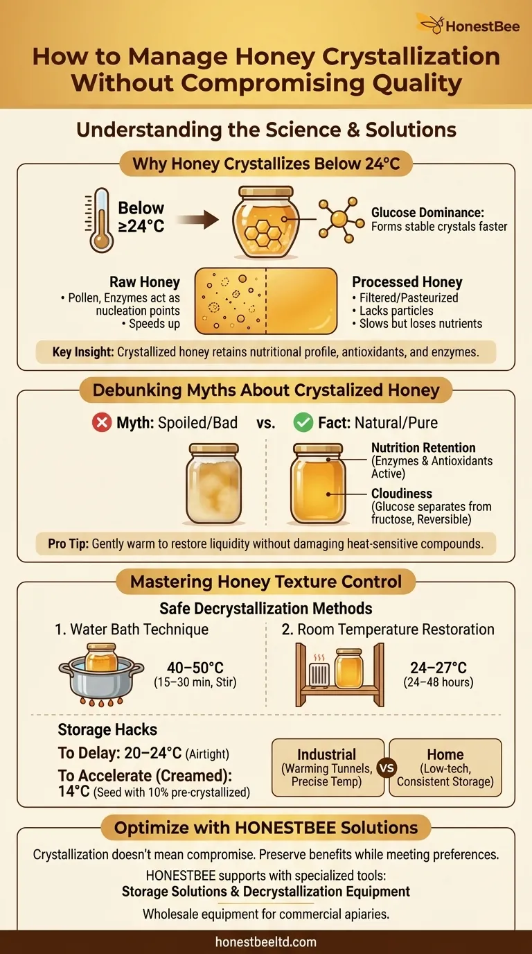 How to Manage Honey Crystallization Without Compromising Quality Visual Guide