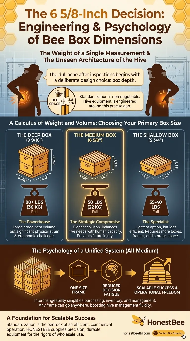 The 6 5/8-Inch Decision: The Engineering and Psychology of Bee Box Dimensions Visual Guide