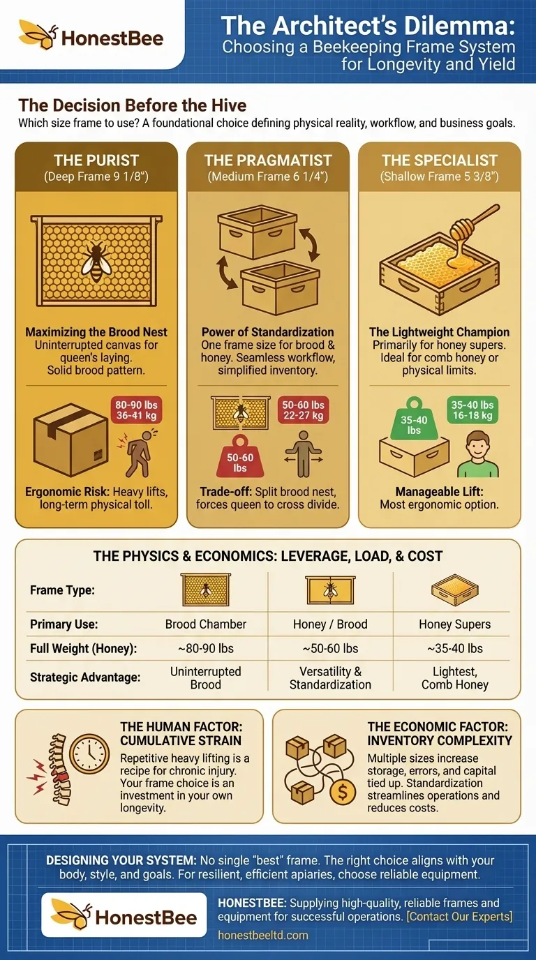 The Architect's Dilemma: Choosing a Beekeeping Frame System for Longevity and Yield Visual Guide
