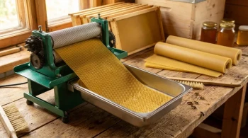 The Hive's Silent Architect: Engineering Efficiency with Beeswax Foundation