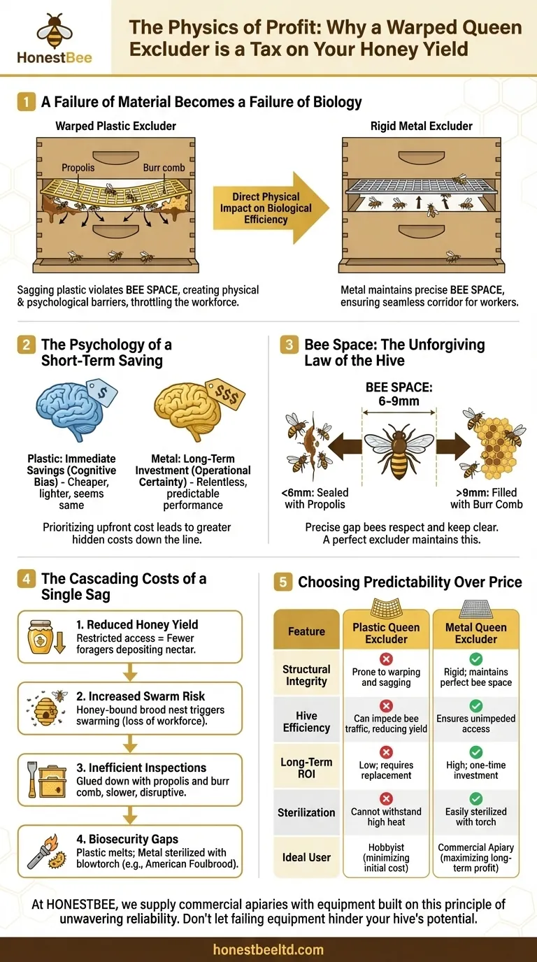 利益の物理学：歪んだ女王蜂除けが蜜の収穫量に課す税金 ビジュアルガイド
