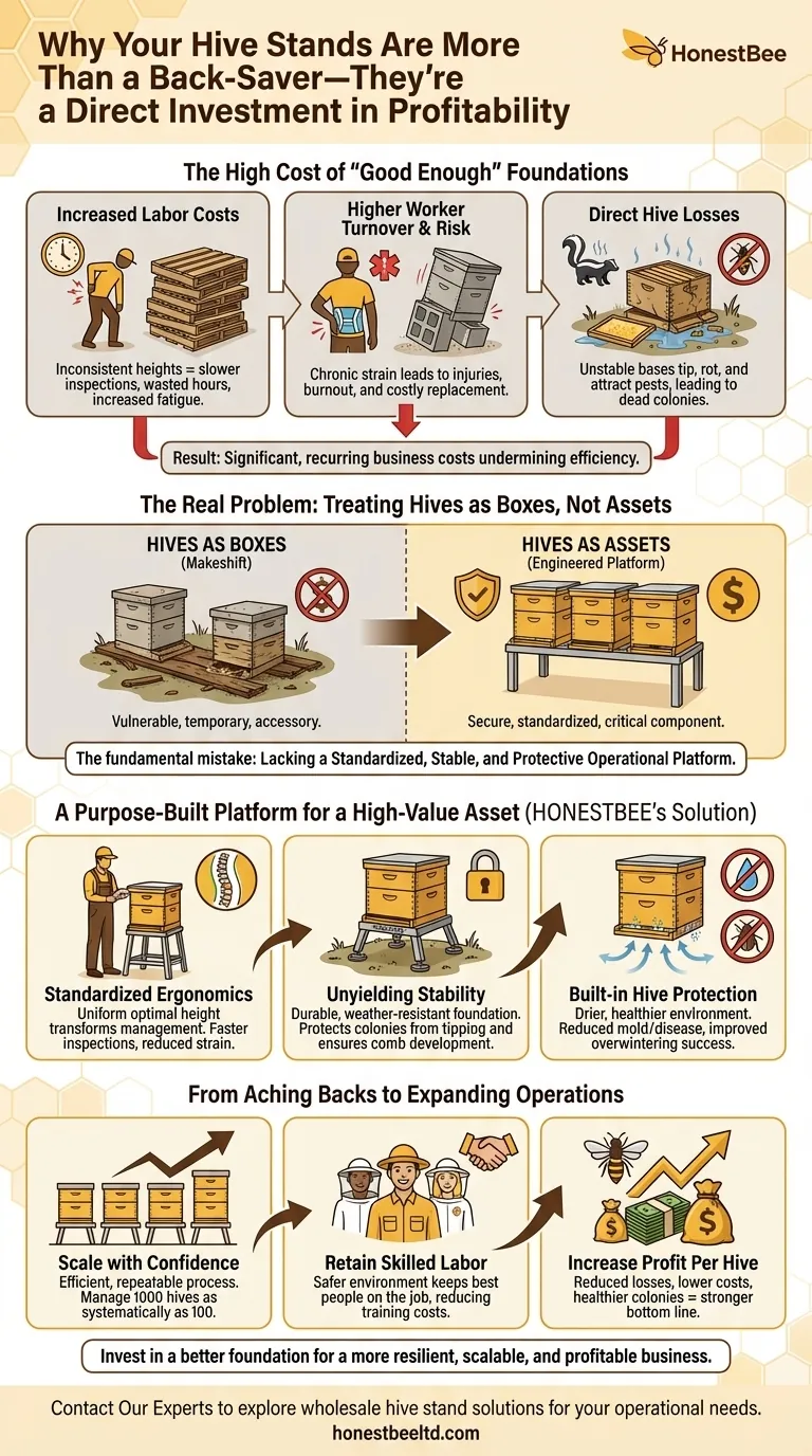 Why Your Hive Stands Are More Than a Back-Saver—They're a Direct Investment in Profitability Visual Guide