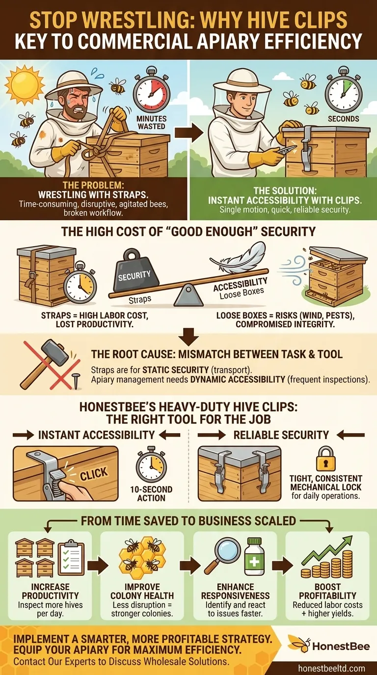 Stop Wrestling With Hive Straps: Why Clips Are the Key to Commercial Apiary Efficiency Visual Guide