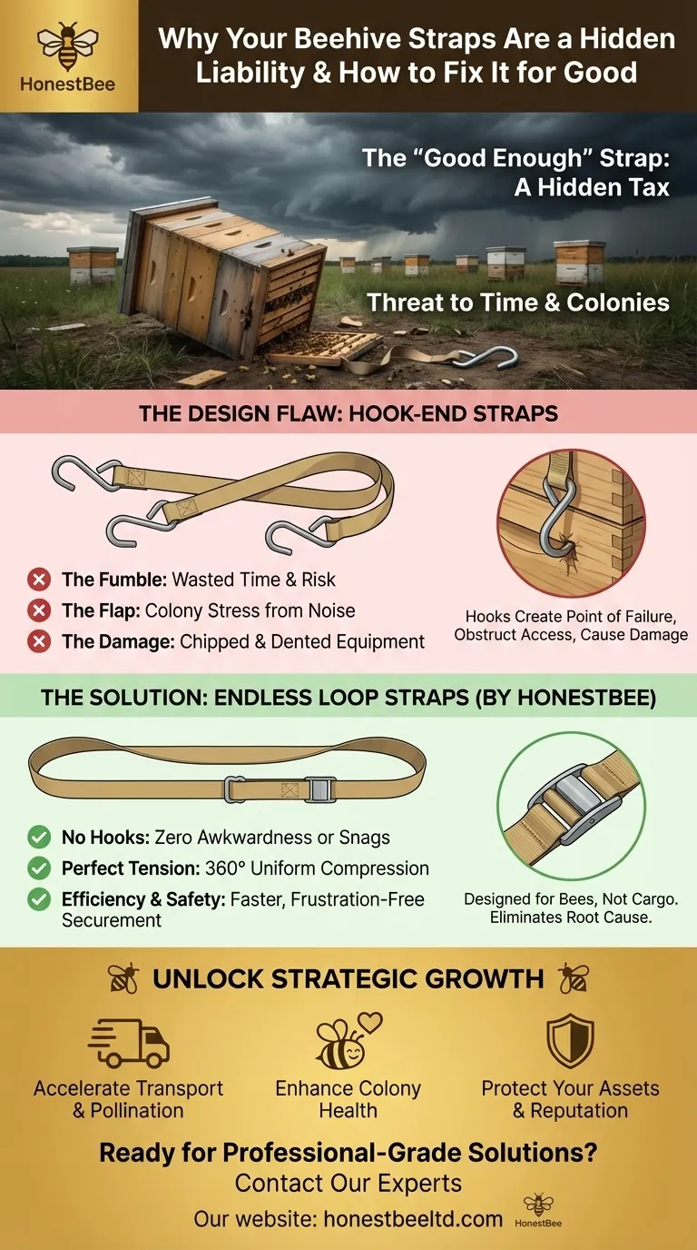 Why Your Beehive Straps Are a Hidden Liability—And How to Fix It for Good Visual Guide