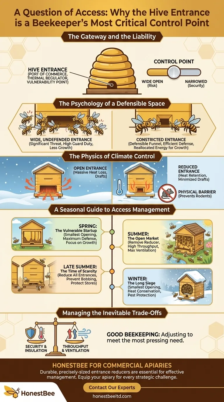 进出之争：蜂箱入口为何是养蜂人的关键控制点 图解指南