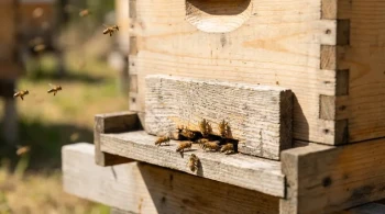 Managing Vulnerability: The Strategic Trade-offs of a Hive Entrance Reducer
