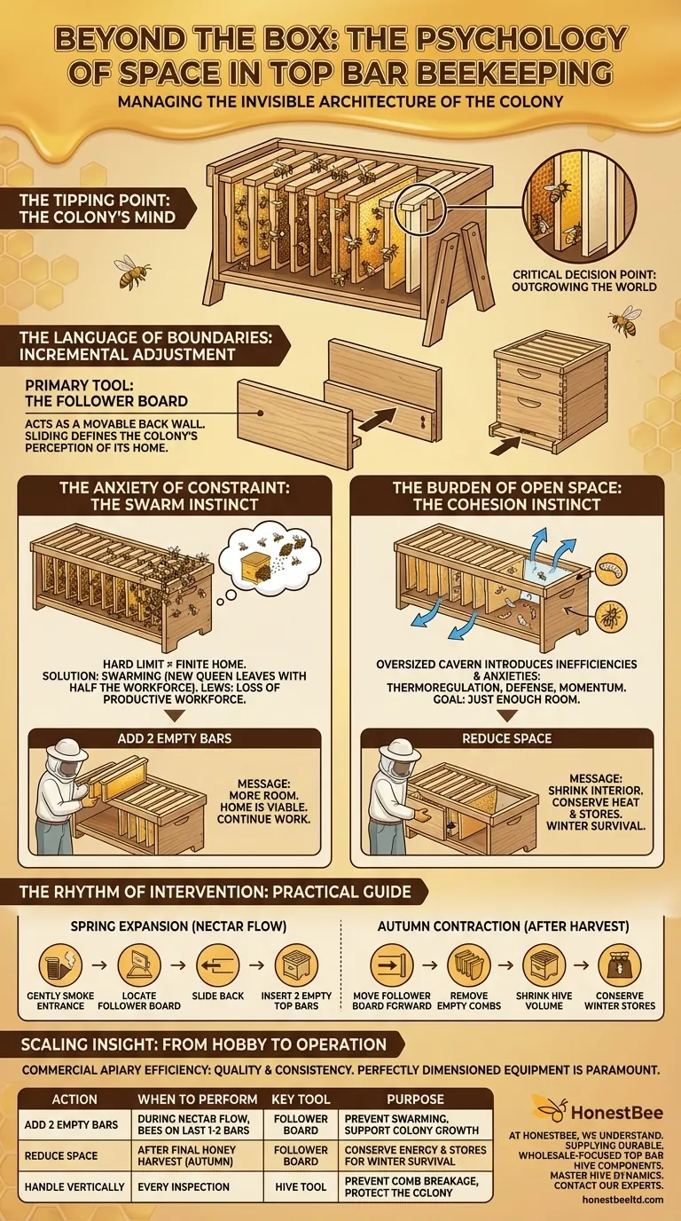 Beyond the Box: The Psychology of Space in Top Bar Beekeeping Visual Guide