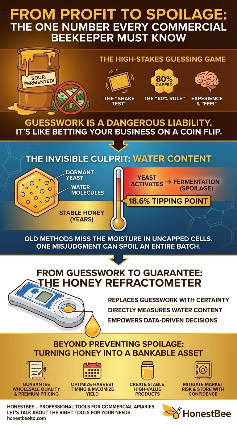 From Profit to Spoilage: The One Number Every Commercial Beekeeper Must Know Visual Guide