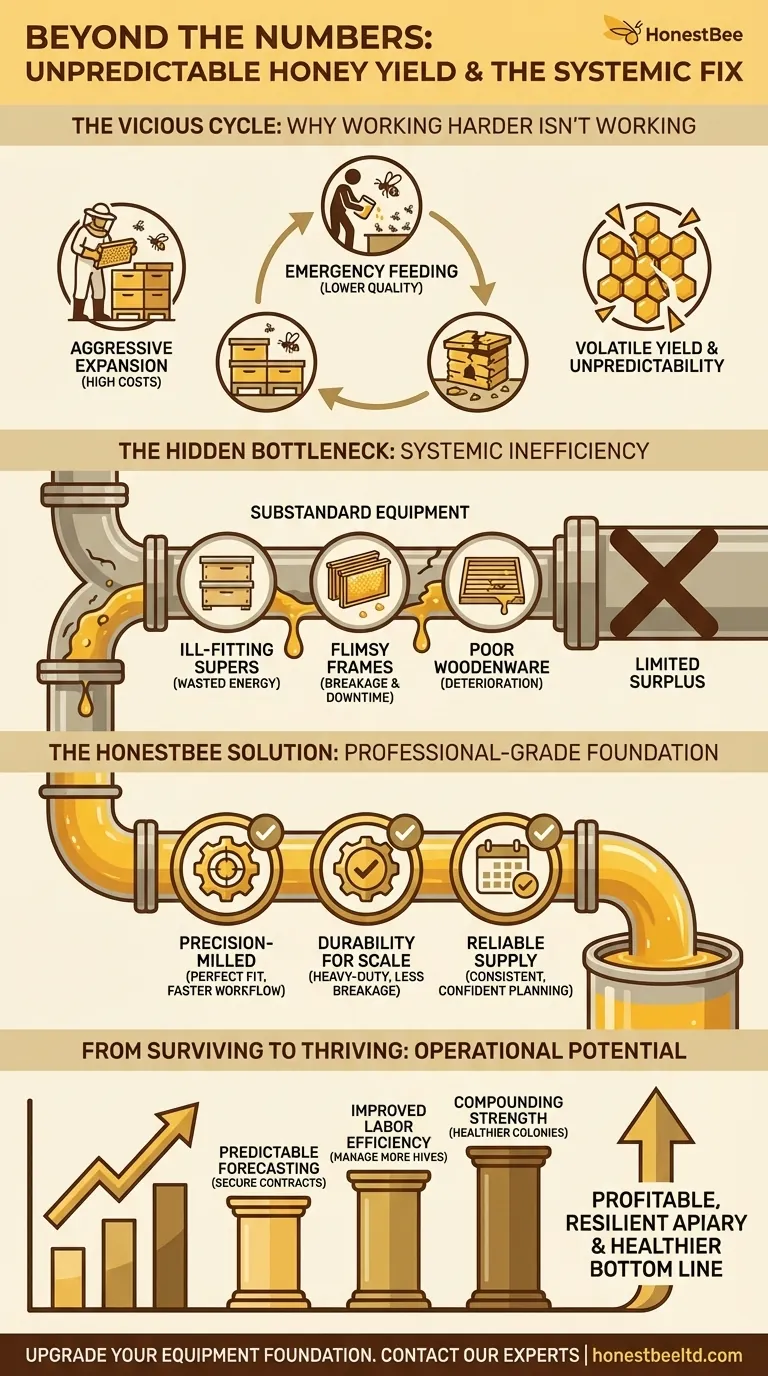 Beyond the Numbers: Why Your Honey Yield Is Unpredictable and How to Fix It for Good Visual Guide